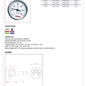 Cấu tạo thông số kích thước đồng hồ ITAP 493